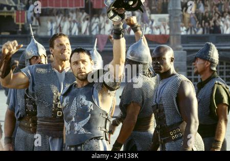 MOELLER, CROWE, HOUNSOU, GLADIATOR, 2000 Foto Stock