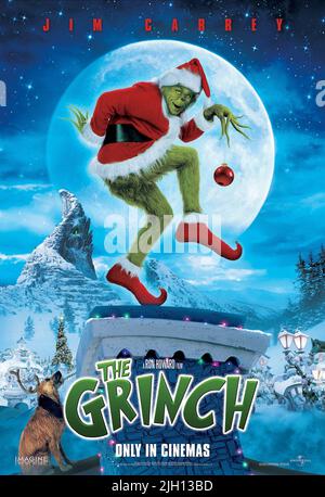 JIM CARREY POSTER, come il Grinch ha rubato il natale, 2000 Foto Stock