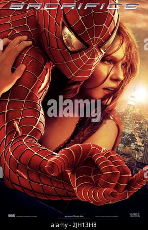 MAGUIRE, POSTER, SPIDER-MAN 2, 2004 Foto Stock