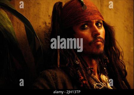 JOHNNY DEPP, pirati dei Caraibi: forziere fantasma, 2006 Foto Stock