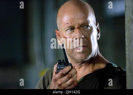 BRUCE WILLIS, Vivere liberi o DIE HARD, 2007 Foto Stock