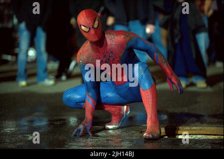 ANDREW GARFIELD, l'INCREDIBILE SPIDER-MAN, 2012 Foto Stock