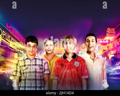 BIRD,THOMAS,BUCKLEY,HARRISON, INBETWEENERS FILM, 2011 Foto Stock