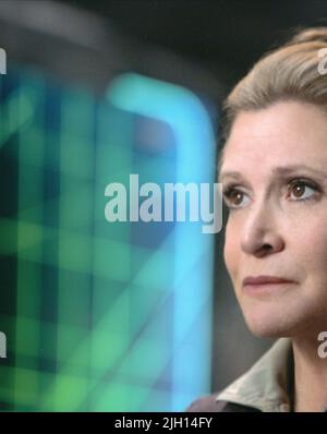 CARRIE FISHER, Star Wars: Episodio VII - La forza si risveglia, 2015 Foto Stock