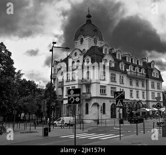 Bell'esempio di arco su una bellissima città nel nord della Polonia. Sopot, Golfo di Danzica, Mar Baltico, Polonia, Europa. Foto Stock