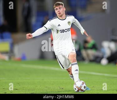 Robina, Australia. 12th giugno 2022. Leif Davis di Leeds United è visto dribbling a Robina, Australia il 6/12/2022. (Foto di Patrick Hoelscher/News Images/Sipa USA) Credit: Sipa USA/Alamy Live News Foto Stock