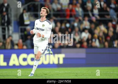 Robina, Australia. 12th giugno 2022. Patrick Bamford di Leeds United sembra abbattuto a Robina, Australia il 6/12/2022. (Foto di Patrick Hoelscher/News Images/Sipa USA) Credit: Sipa USA/Alamy Live News Foto Stock