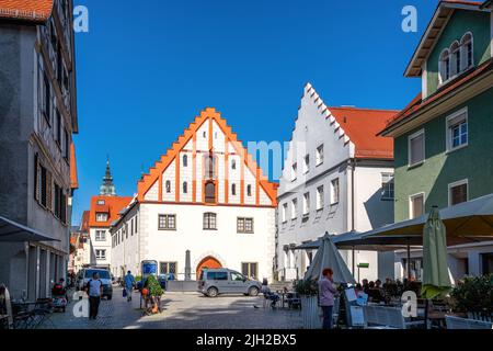 Centro storico di Bad Waldsee, Germania Foto Stock