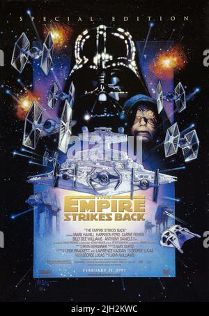 POSTER del filmato, Star Wars: Episodio V - l'impero colpisce ancora, 1980 Foto Stock