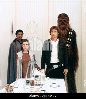 WILLIAMS,FISHER,FORD,CHEWBACCA,MAYHEW, STAR WARS: EPISODIO V - L'IMPERO COLPISCE INDIETRO, 1980 Foto Stock