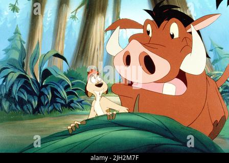 TIMON,PUMBAA, Il Re Leone, 1994 Foto Stock