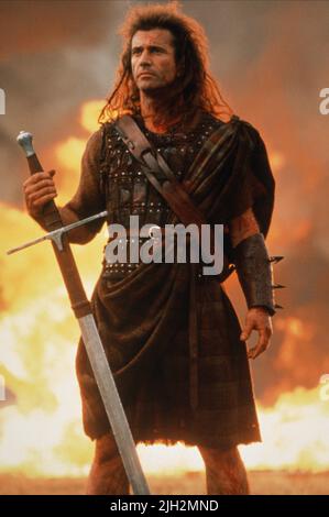 MEL GIBSON, Braveheart, 1995 Foto Stock