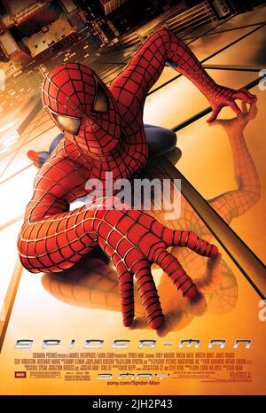TOBEY MAGUIRE POSTER, SPIDER-MAN, 2002 Foto Stock