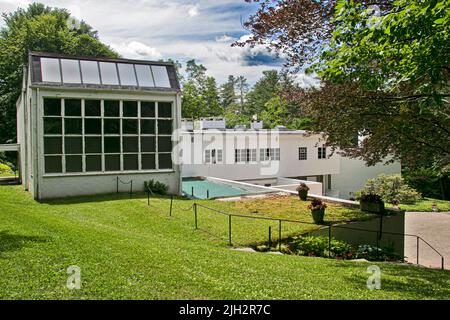 USA, Massachusetts, Lenox, Frelinghuysen-Morris House and Museum, Bauhaus, acchirsture, modernista, opera sportiva, Foto Stock