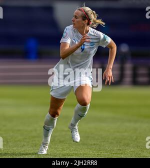 Manchester, Regno Unito. 14th luglio 2022. 14th luglio 2022, Manchester City Academy, Manchester, Inghilterra: Womens European International Football, Italia versus Islanda: Berglind Bjorg porvaldsdottir of Iceland Credit: Action Plus Sports Images/Alamy Live News Foto Stock