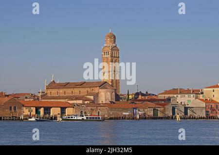 VENEZIA, ITALIA - 20 APRILE 2019 classico panorama veneziano - centro storico Foto Stock