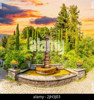 Isola di Mainau, il lago di Costanza - Germania Foto Stock