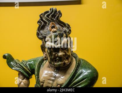 Antica scultura cinese al Royal Museum di Ontario, Toronto Foto Stock