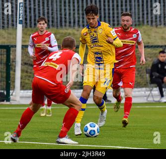 Cliftonville Vs DAC 1904 - UEFA Europa Conference League Foto Stock