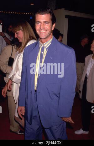 Mel Gibson alla prima di The Man Without A Face 05 agosto 1993 credito: Ralph Dominguez/MediaPunch Foto Stock