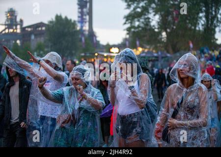 Ostrava, Repubblica Ceca. 14th luglio 2022. Il secondo giorno del festival internazionale di musica Colors of Ostrava del 19th, il 14 luglio 2022, a Ostrava, Repubblica Ceca. Credit: Vladimir Prycek/CTK Photo/Alamy Live News Foto Stock