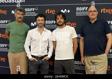 Madrid, Spagna. 15th luglio 2022. Photocall per la presentazione San Sebastian Film Festival a Madrid Venerdì 15 Luglio 2022 Rodrigo Sorogoyen Photocall de la presentacion del Festival de Cine de San Sebastian en Madrid, 15 de Julio de 2022 711/Antonio Quilez/Cordon Press Credit: CORDON PRESS/Alamy Live News Foto Stock