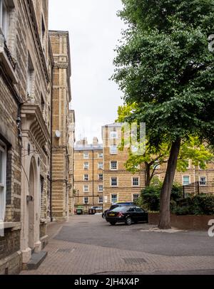 Blocchi piani vittoriani sul Peabody Estate, Clerkenwell Farringdon Lane, Islington, Londra Foto Stock