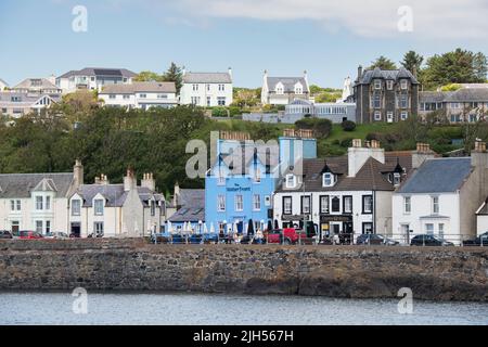 Portpatrick in estate. Wigtownshire, Dumfries e Galloway, Scozia. Foto Stock