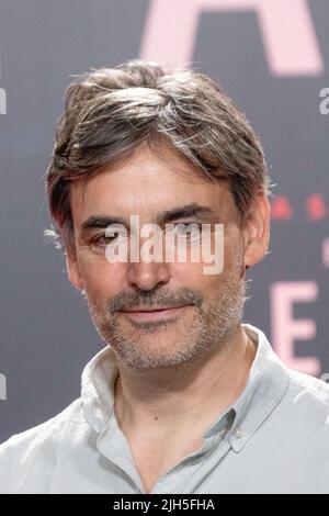 Jorge Dorado assiste alla fotocellula 'The Head' presso gli Adisar Studios di Madrid. Foto Stock