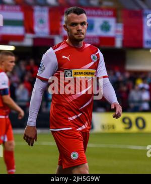 Cliftonville Vs DAC 1904 - UEFA Europa Conference League Foto Stock