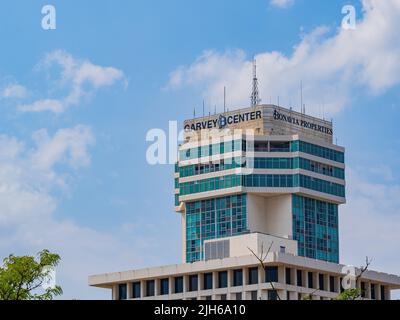 Kansas, LUG 1 2022 - Sunny view del Garvey Center Foto Stock