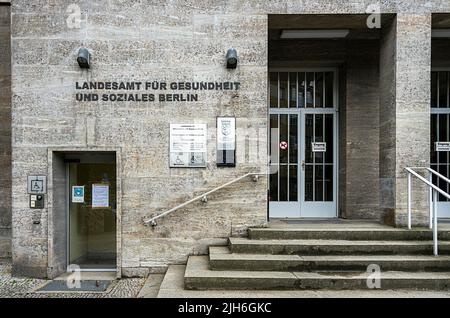 Ufficio di Stato per la Salute e gli Affari sociali, Fehrbelliner Platz, Charlottenburg-Wilmersdorf, Berlino, Germania Foto Stock