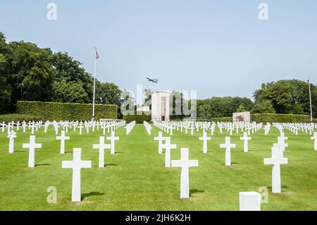 LUSSEMBURGO - 18 giugno 2022: Cimitero e memoriale americano di Lussemburgo in Europa Foto Stock