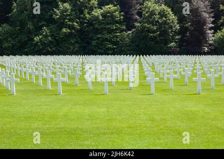 LUSSEMBURGO - 18 giugno 2022: Cimitero e memoriale americano di Lussemburgo in Europa Foto Stock