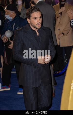 Cast e ospiti partecipano al UK Gala Screening of Eternals al BFI IMAX presentando: Kit Harington dove: Londra, Regno Unito quando: 27 Ott 2021 Credit: Phil Lewis/WENN Foto Stock