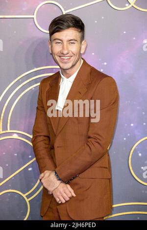 Cast e ospiti partecipano al UK Gala Screening of Eternals al BFI IMAX presentando: Barry Keoghan dove: Londra, Regno Unito quando: 27 Ott 2021 Credit: Phil Lewis/WENN Foto Stock