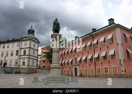 Birger Jarl Square a Riddarholmen a Stoccolma Foto Stock