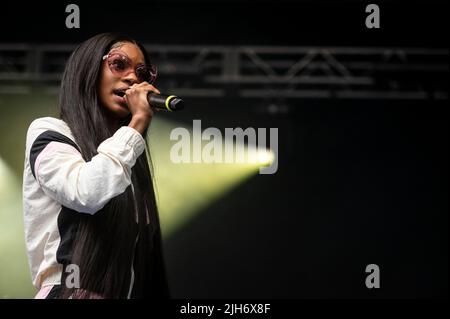 Chicago, Stati Uniti. 15th luglio 2022. Monaleo si esibisce al Pitchfork Festival venerdì 15 luglio 2020 a Chicago, il. (Foto di Christopher Dilts/Sipa USA) Credit: Sipa USA/Alamy Live News Foto Stock