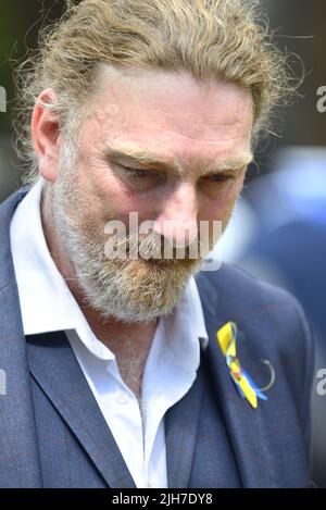 Chris Law MP (SNP: Dundee West) a Westminster, 7th luglio 2022 Foto Stock