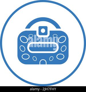 L'icona della cuffia, HTC, pro e realtà è isolata su sfondo bianco. Utilizzo per grafica e web design o scopi commerciali. File EPS vettoriale. Illustrazione Vettoriale