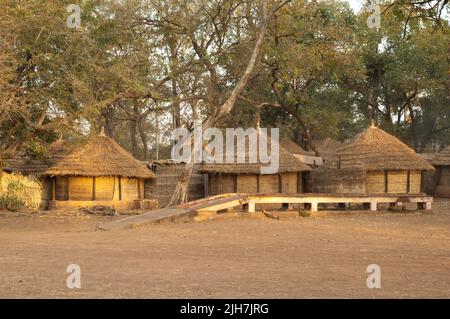 Cabine nel Parco Nazionale Niokolo Koba. Tambacounda. Senegal. Foto Stock