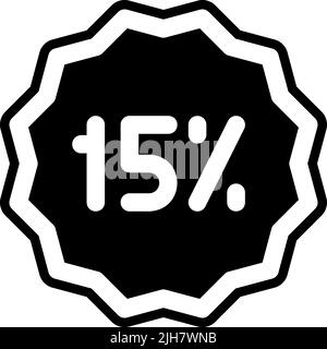 Icona di sconto aziendale Illustrazione Vettoriale