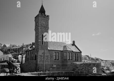 Il Bickford-Smith Institute, Porthleven, Cornovaglia Foto Stock