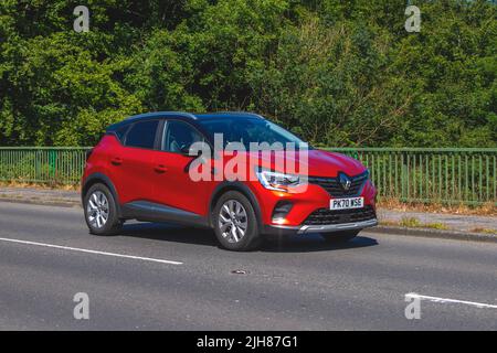 2021 RENAULT CAPTUR ICONICO DCI 1461cc Diesel 6 marce manuale Foto Stock