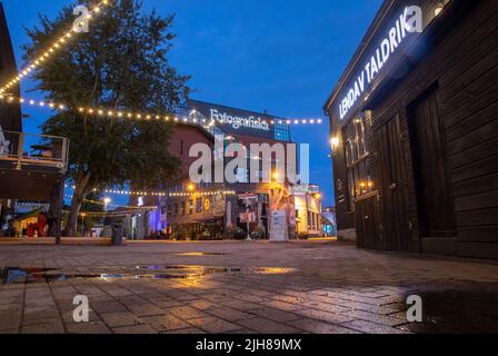 Area di Telliskivi a Tallinn, Estonia Foto Stock