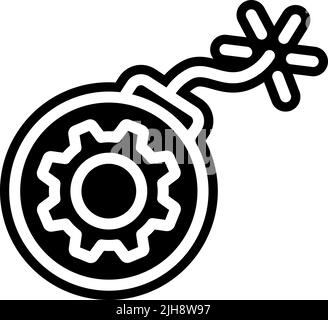 Rischio aziendale . Illustrazione Vettoriale