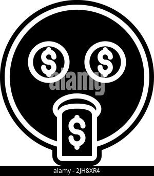 Emoticon ed emoticon emoticon . Illustrazione Vettoriale