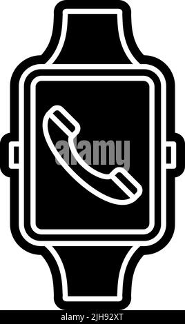 Applicazioni della schermata Home Smart Watch . Illustrazione Vettoriale