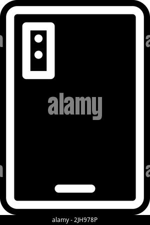 Fotocamera per telefono fotografico . Illustrazione Vettoriale