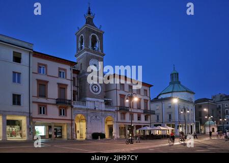 Rimini. Piazza tre Martiri.(Piazza dei tre Martiri) Foto Stock